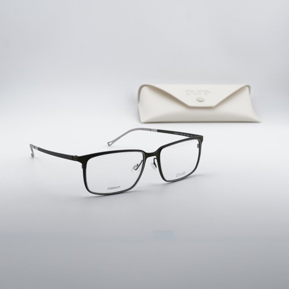 Airlock P-4011 310 Rectangle Eyeglasses 56mm – Matte Olive